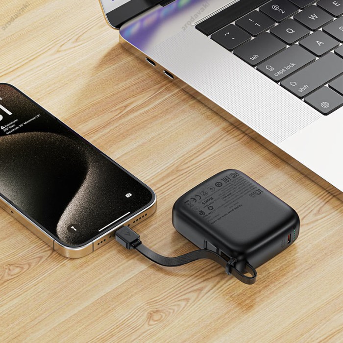 Повербанк портативний акумулятор Power bank ACEFAST M15 PD fast charging 20W 10000 mAh Black