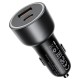 Автомобільний зарядний пристрій ACEFAST B21 PD dual port metal 3A 75W Grey