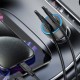 Автомобільний зарядний пристрій ACEFAST B21 PD dual port metal 3A 75W Grey