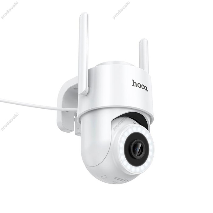 Камера відеоспостереження HOCO D9 outdoor PTZ HD camera 2MP WiFi 2.4G IP65 White