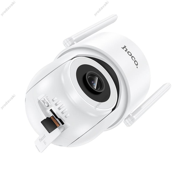 Камера відеоспостереження HOCO D9 outdoor PTZ HD camera 2MP WiFi 2.4G IP65 White