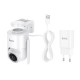 Камера відеоспостереження HOCO D9 outdoor PTZ HD camera 2MP WiFi 2.4G IP65 White