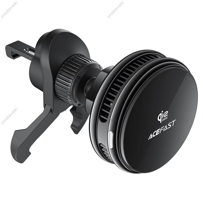Автомобільний тримач ACEFAST D66 QI2 cooling MagSafe wireless charging car holder 25W Black