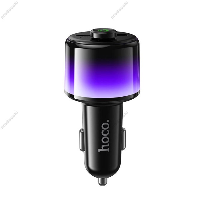 FM-трансмітер HOCO E166 Path car BT FM transmitter BT6.0 42W Black