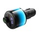 FM-трансмітер HOCO E166 Path car BT FM transmitter BT6.0 42W Black