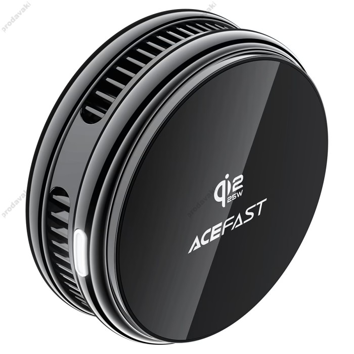 Бездротовий зарядний пристрій ACEFAST E47 Qi2 magnetic cooling wireless charger 25W Black