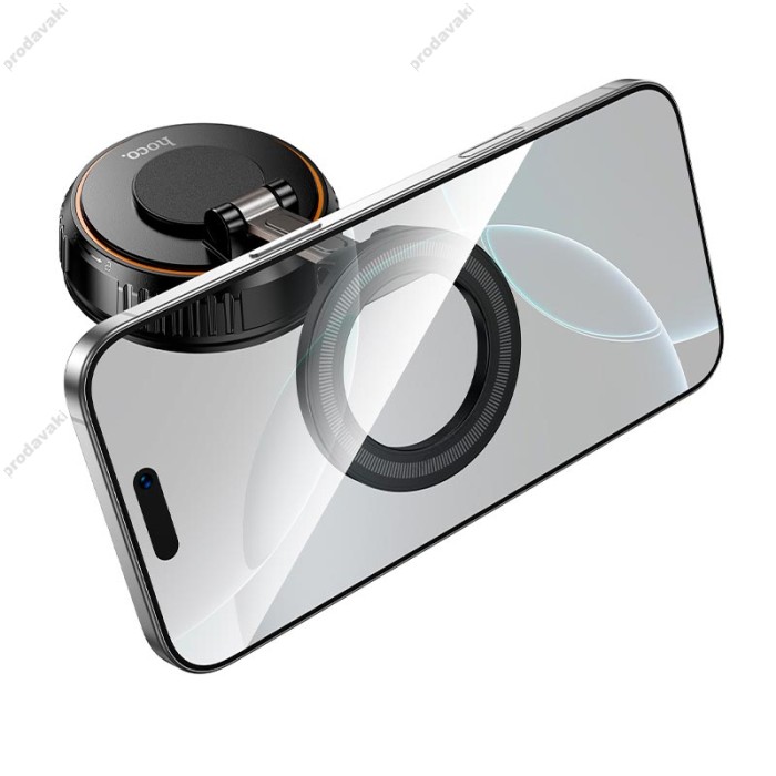 Автомобільний тримач Hoco H105 Journey magnetic car holder with suction cup (multi-scene) 4.5-7" Black
