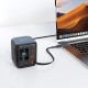 Подовжувач мережі фільтр ACEFAST Z10 GaN desktop charger with telescopic cable 3A 100W Black