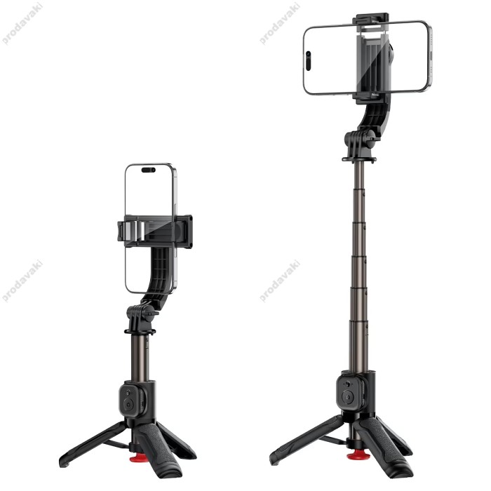 Монопод-трипод ACEFAST E43 selfie stick with automatic tripod 0.63m Black