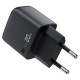 Мережевий зарядний пристрій ACEFAST A113 GaN with digital display 20W Black