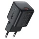 Мережевий зарядний пристрій ACEFAST A117 mini GaN fast charger 20W Black