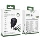 Мережевий зарядний пристрій ACEFAST A117 mini GaN fast charger Lightning cable 20W Black