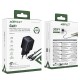 Мережевий зарядний пристрій ACEFAST A118 PD mini GaN USB-C fast charger Type-C cable 30W Black