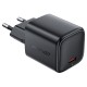 Мережевий зарядний пристрій ACEFAST A119 mini GaN fast charger 45W Black