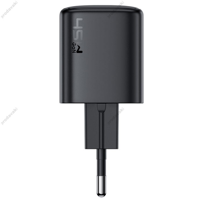 Мережевий зарядний пристрій ACEFAST A119 mini GaN fast charger 45W Black