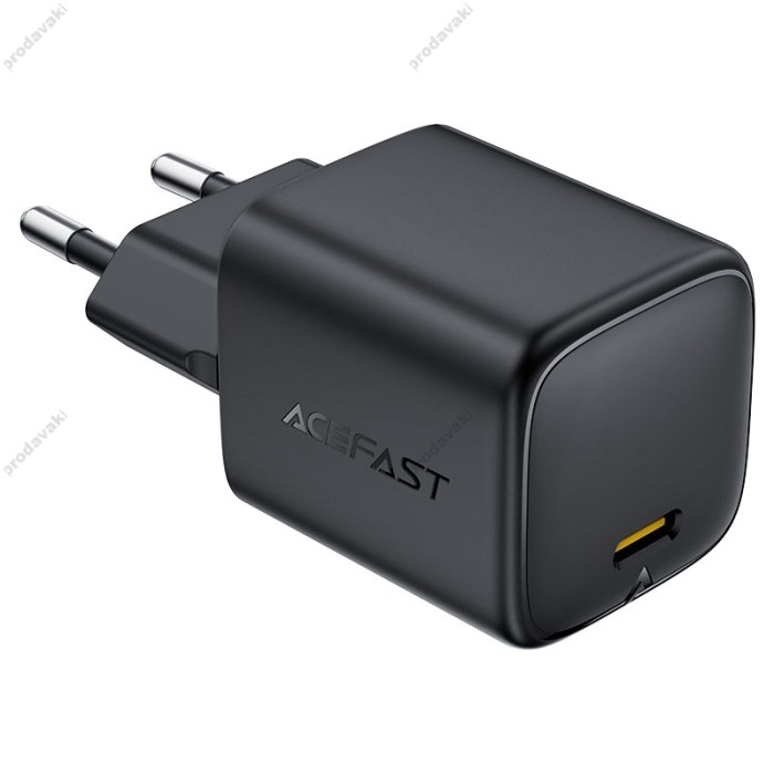 Мережевий зарядний пристрій ACEFAST A134 mini GaN fast charger 67W Black