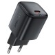 Мережевий зарядний пристрій ACEFAST A136 mini GaN USB-C fast charger 40W Black