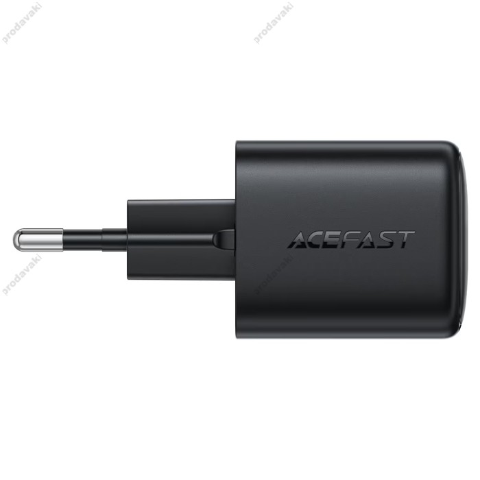 Мережевий зарядний пристрій ACEFAST A136 mini GaN USB-C fast charger 40W Black