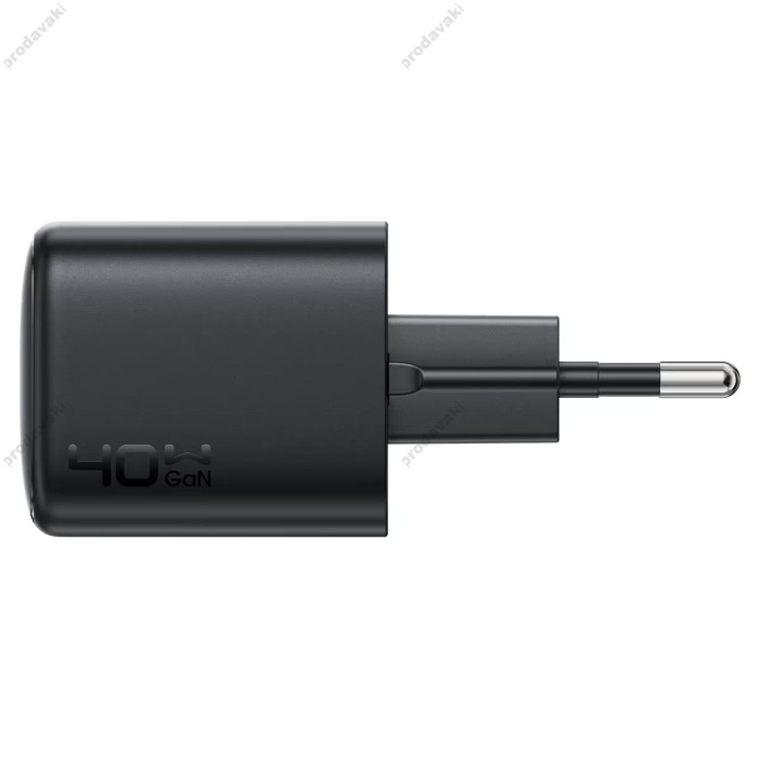 Мережевий зарядний пристрій ACEFAST A136 mini GaN USB-C fast charger 40W Black