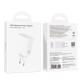 Мережевий зарядний пристрій HOCO C162A Source single port PD charger Type-C cable 60W White