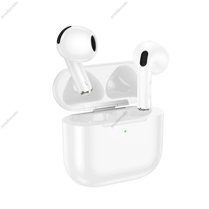 Бездротові Bluetooth навушники HOCO EW64 True wireless stereo headset BT 5.3 White