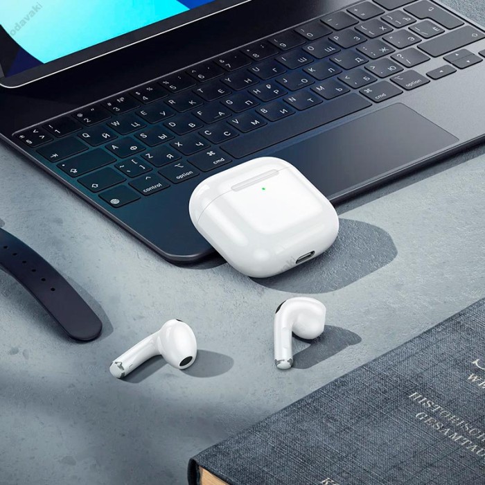 Бездротові Bluetooth навушники HOCO EW64 True wireless stereo headset BT 5.3 White