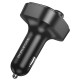 FM - трансмітер Borofone BC59 Heroic (USB-A/USB-C) 5V/3A Black
