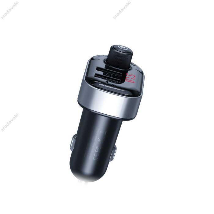 FM - трансмітер XO BCC10 Smart Bluetooth MP3 +5V3.1A Car Charger black