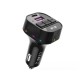FM - трансмітер XO BCC17 Smart Bluetooth MP3 A+C Dual Port PD30W Black