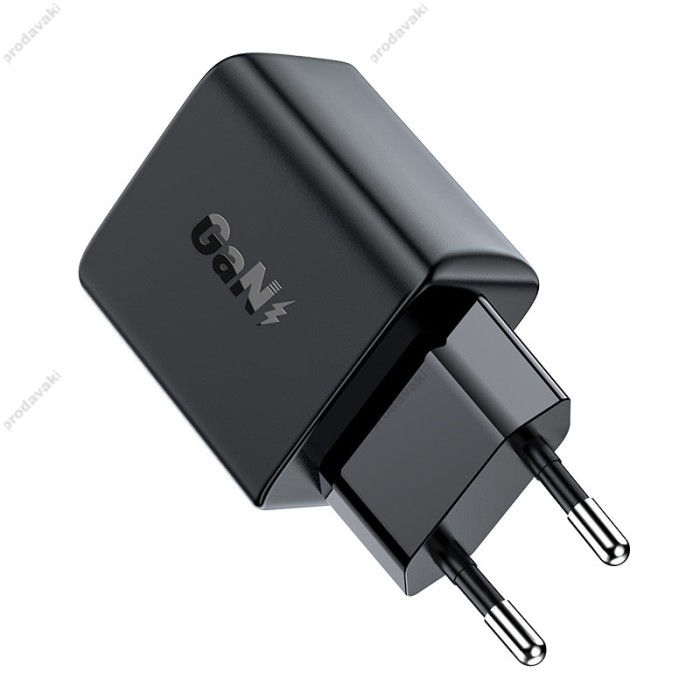 Мережевий зарядний пристрій ACEFAST A21 GaN USB-C fast charger 30W Black