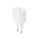 Мережевий зарядний пристрій ACEFAST A21 GaN USB-C fast charger 30W White