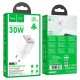 Мережевий зарядний пристрій HOCO N47 Glorious single port chargerr 30W White