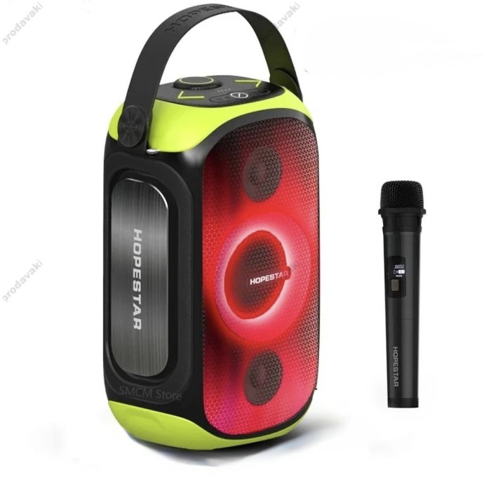 Портативна колонка Bluetooth HOPESTAR Party 300 80W Black-Yellow