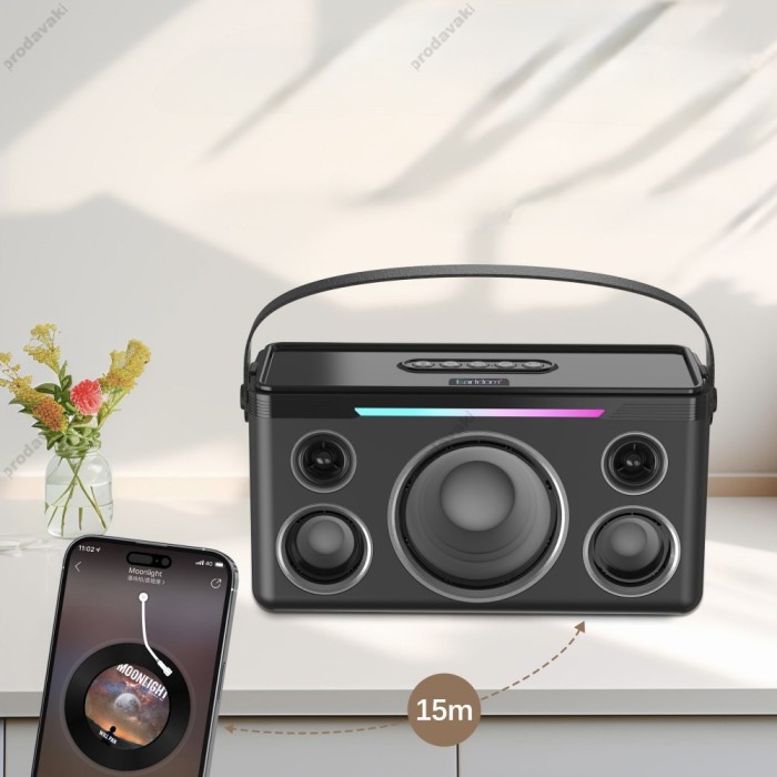 Портативна колонка Bluetooth Earldom ET-A40 20W Black