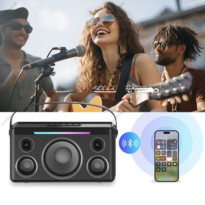 Портативна колонка Bluetooth Earldom ET-A40 20W Black