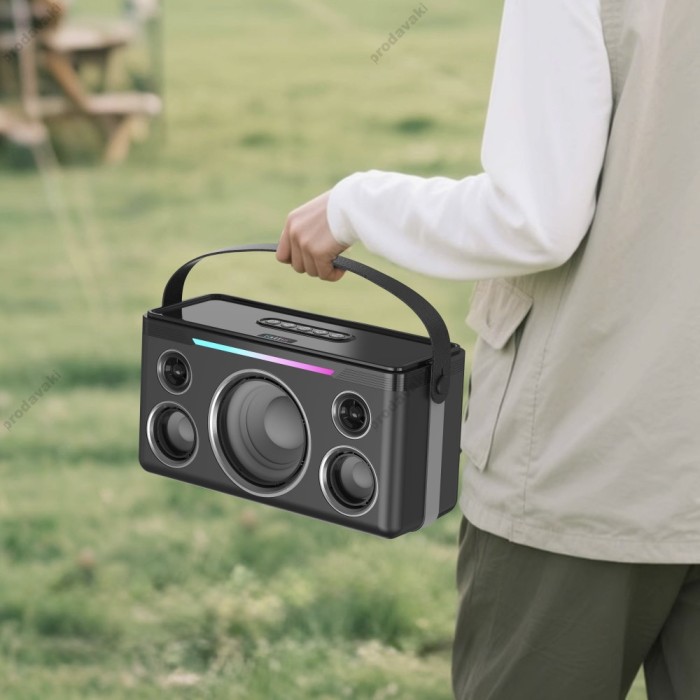 Портативна колонка Bluetooth Earldom ET-A40 20W Black