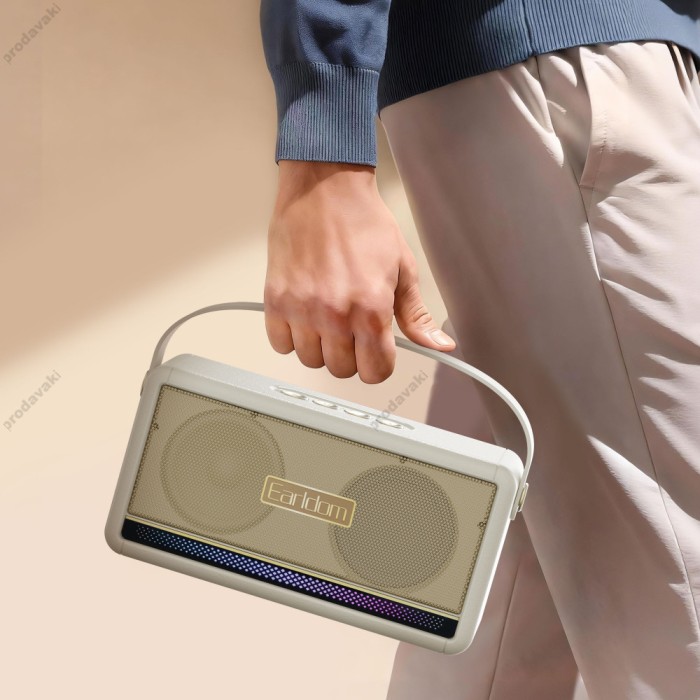 Портативна колонка Bluetooth Earldom ET-A48 White
