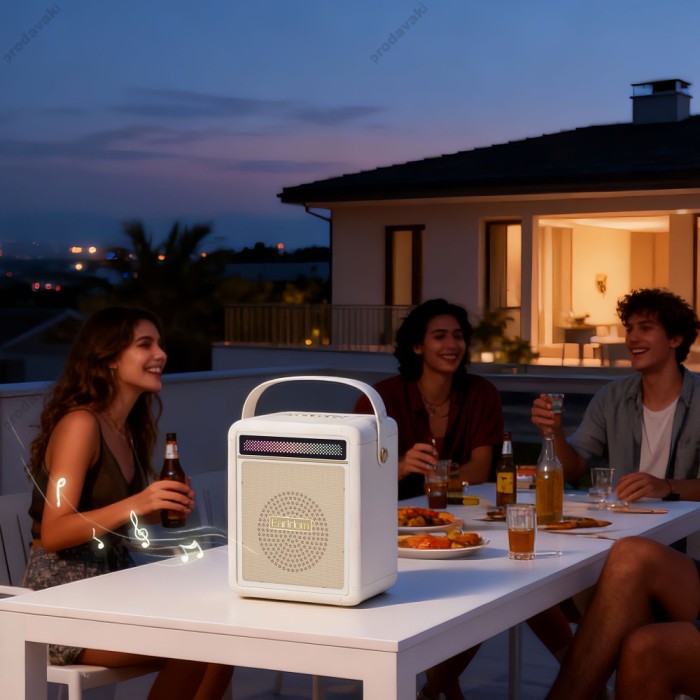 Портативна колонка Bluetooth Earldom ET-A49 White