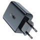 Мережевий зарядний пристрій ACEFAST A29 GaN charger 50W Black