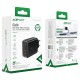 Мережевий зарядний пристрій ACEFAST A29 GaN charger 50W Black