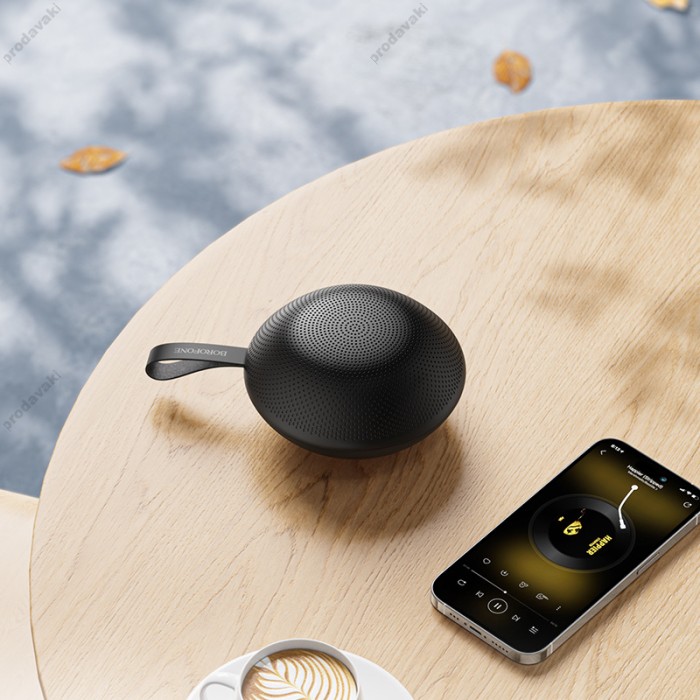 Портативна колонка Bluetooth Borofone BR48 Ufo sports BT speaker 5W Black