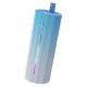 Портативна колонка Bluetooth XO F71 Hidden Carrying Handle Cylinder LED Dazzle Speaker 5W Blue