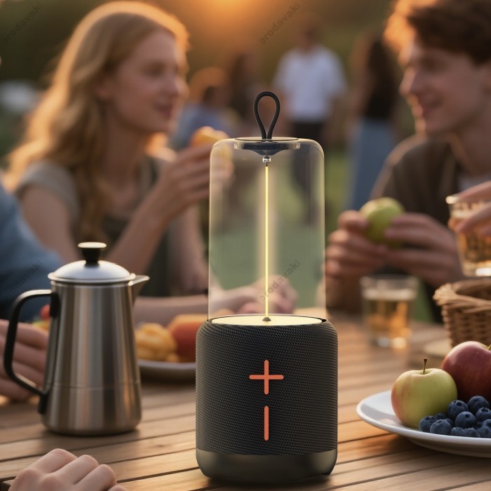 Портативна колонка Bluetooth XO F73 Outdoor Camping Light Speaker 5W Black