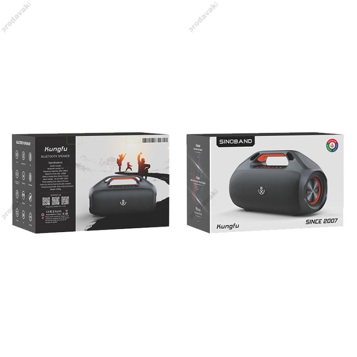 Портативна колонка Bluetooth Xdobo Kungfu IPX7 BT5.3 160W Black