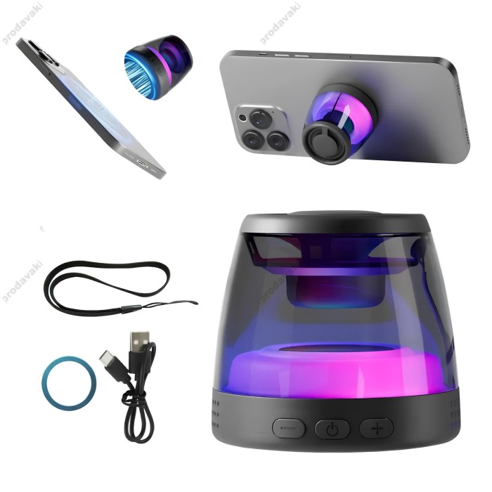 Портативна колонка Bluetooth XO F62 mini Magnetic Portable Audio 5W Black