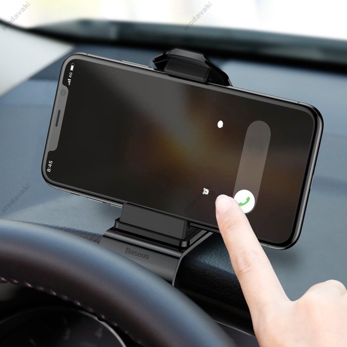 Автомобільний тримач Baseus Mouth Car Mount Black SUDZ-01