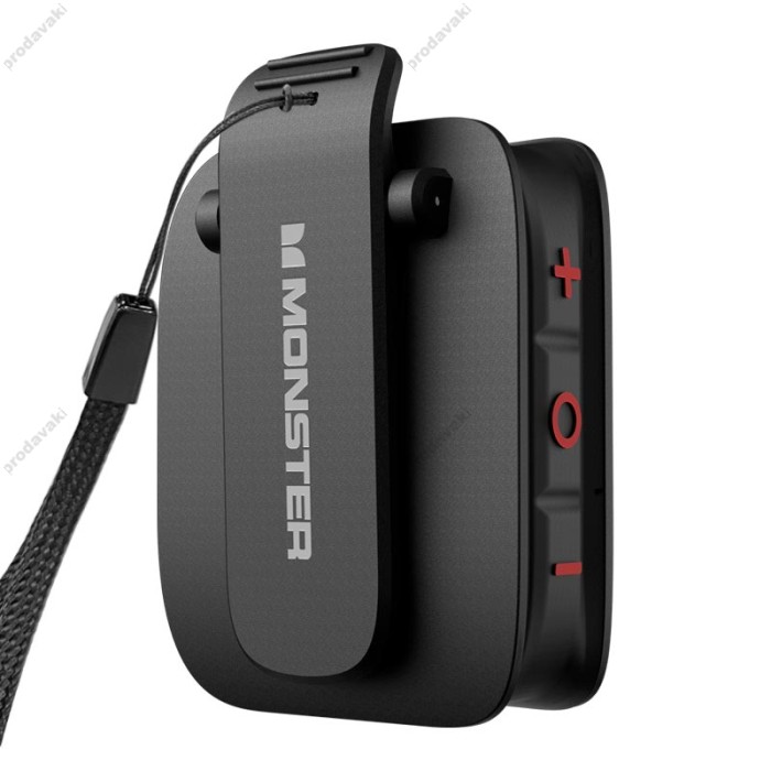 Портативна колонка Bluetooth MONSTER D127 Blaster Micro (MS62106) IPX7 BT5.4 3W Black
