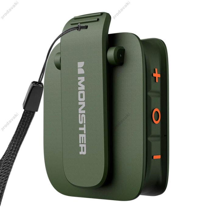 Портативна колонка Bluetooth MONSTER D127 Blaster Micro (MS62106) IPX7 BT5.4 3W Green