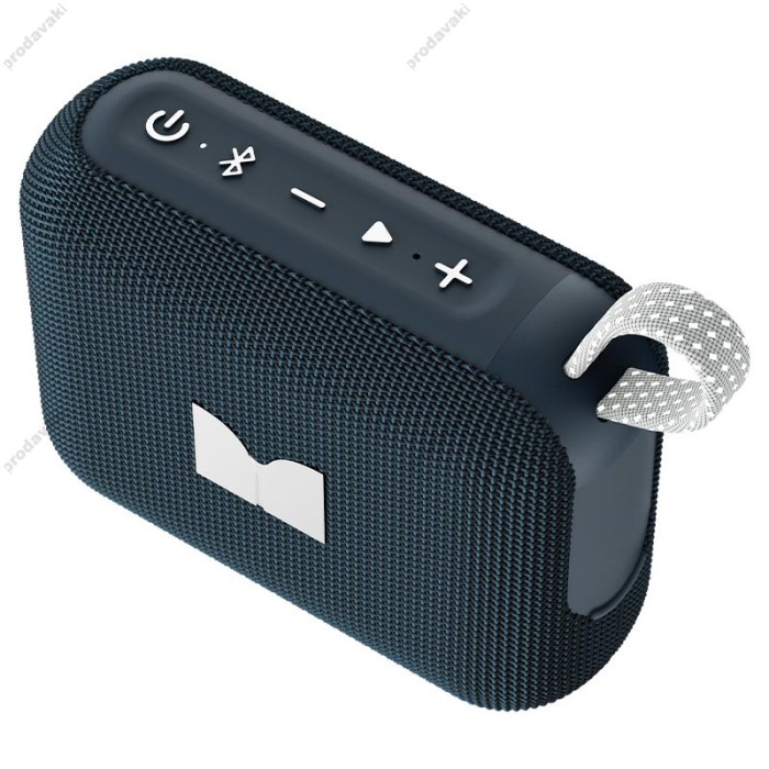 Портативна колонка Bluetooth MONSTER D135 Cube 1 (MS62113) IPX7 BT5.4 6/12W Blue