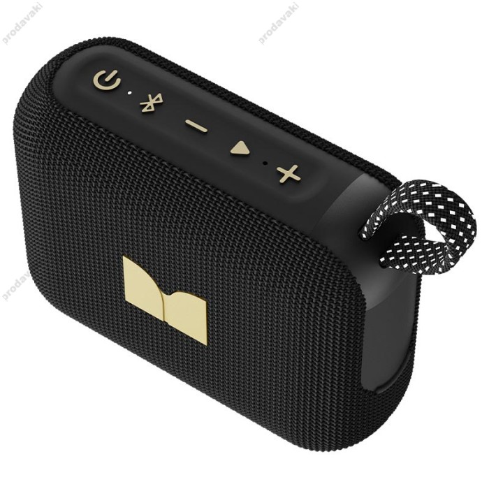 Портативна колонка Bluetooth MONSTER D135 Cube 1 (MS62113) IPX7 BT5.4 6/12W Black